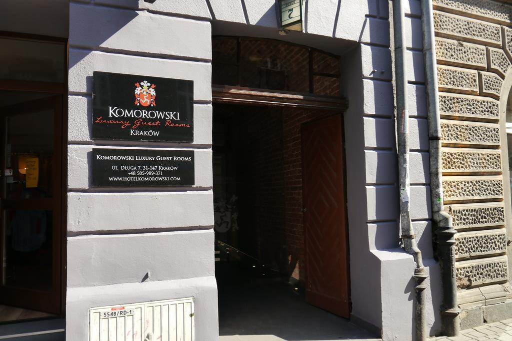 Komorowski Luxury Guest Rooms Krakow Exterior photo
